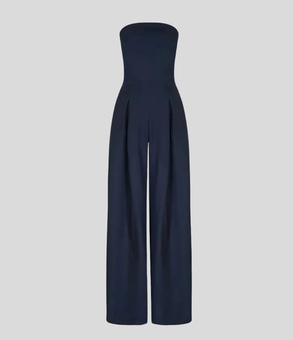  Backless Flared Jumpsuit