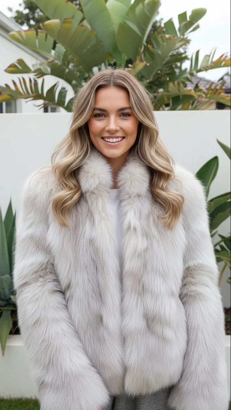 Women'S Oversized Faux Fur Coat