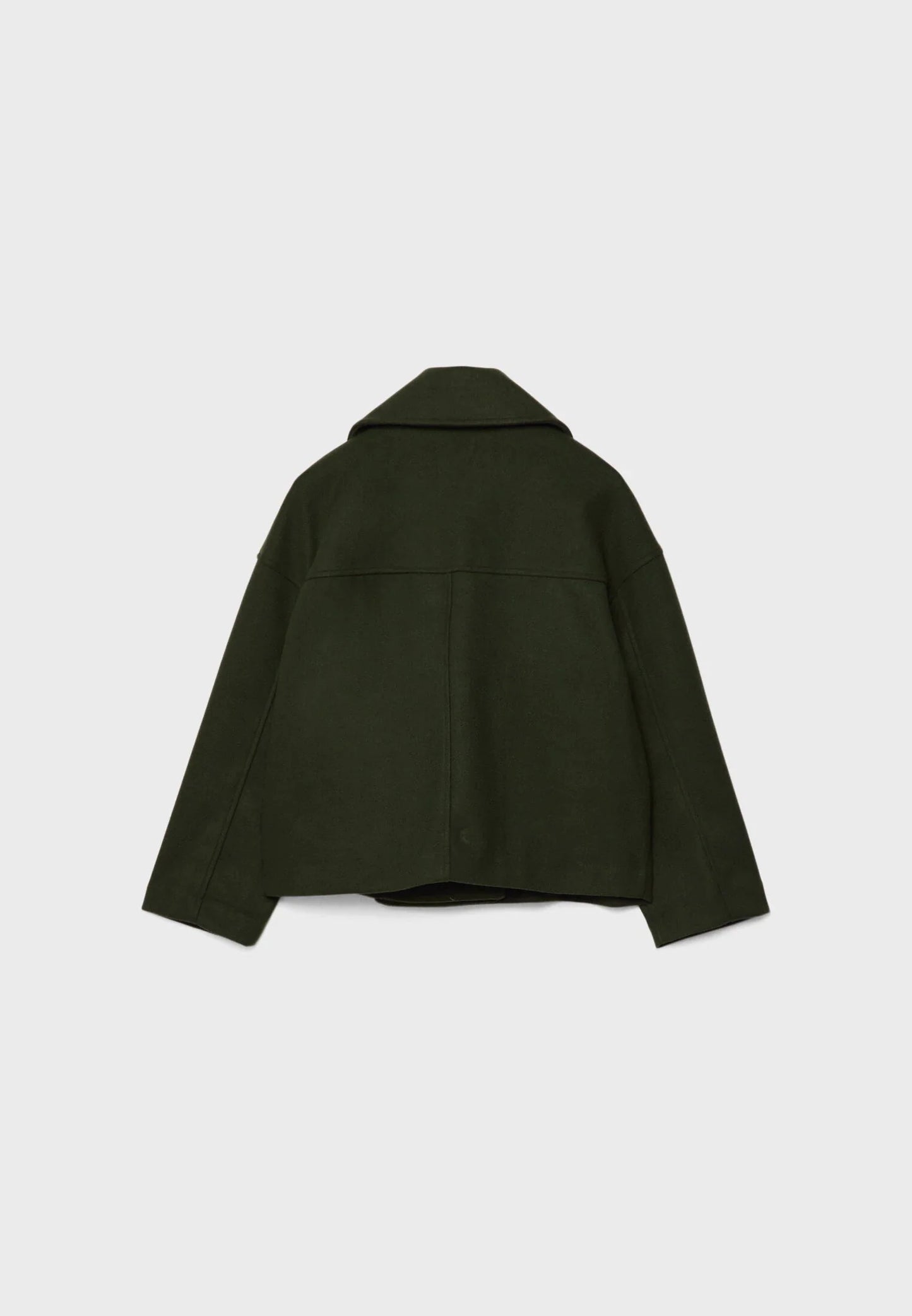 Women'S Short Coat – Double Breasted Elegant Chic Transition Jacket