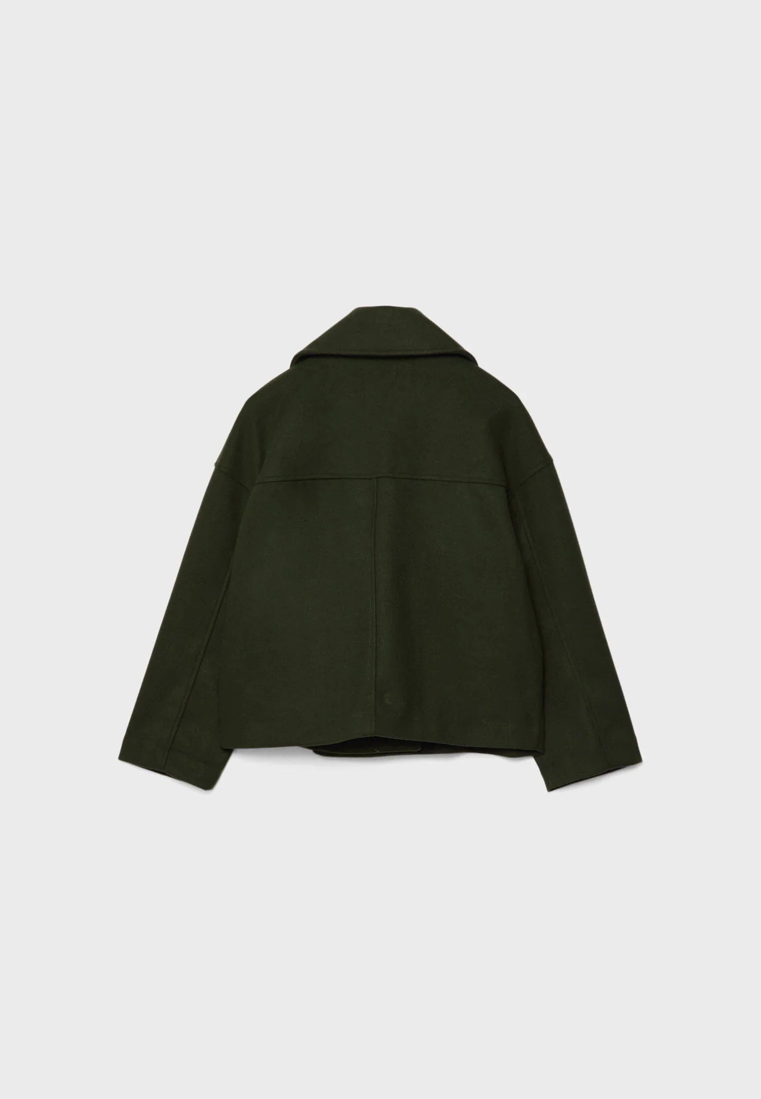 Women'S Short Coat – Double Breasted Elegant Chic Transition Jacket