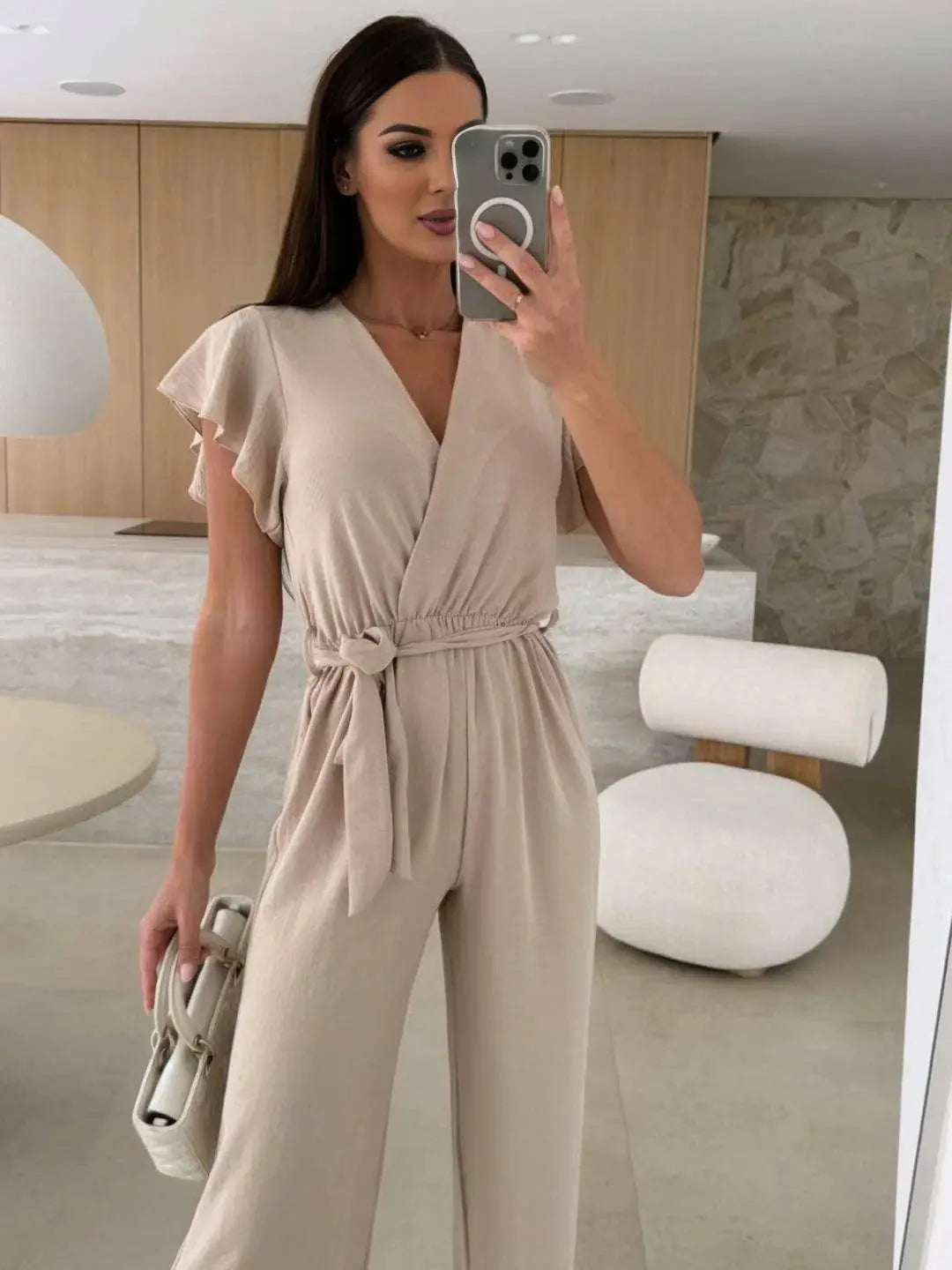 Kathryn | Refined Jumpsuit with Signature Detail